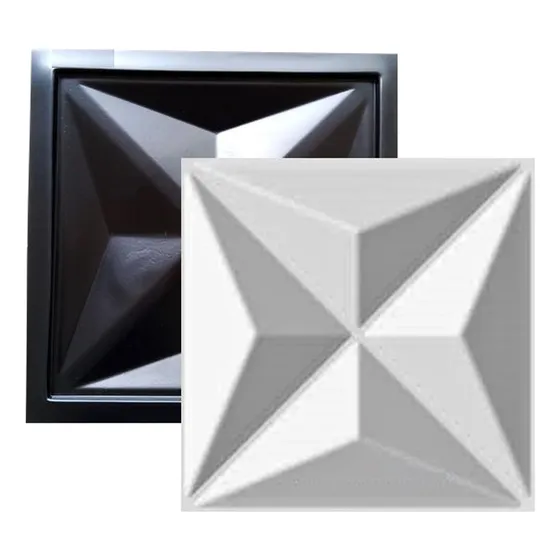 2 Forma 3d Gesso Estrela 40x40 Abs 2mm Molde Para Gesso/cime