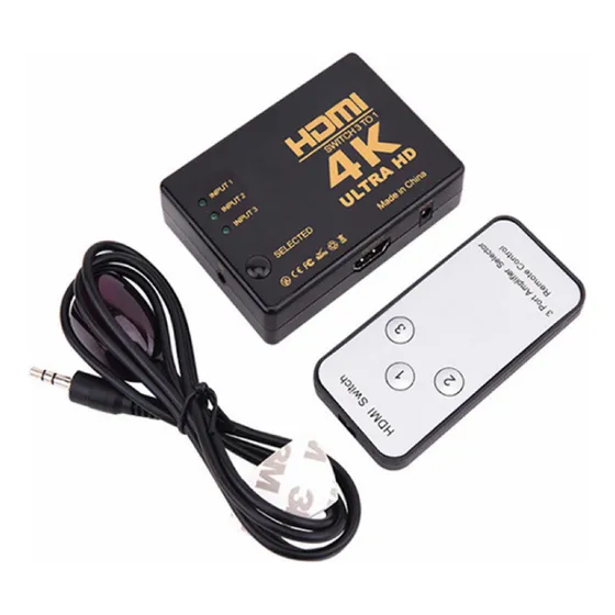 Switch Hdmi 4k Ultra Hd 3 En 1 Con Control