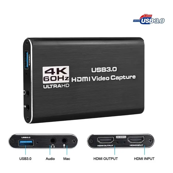 Capturadora De Audio & Video Usb 3.0 A Hdmi 4k