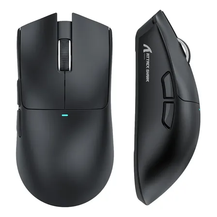 Ratón Inalámbrico Ultraligero Para Juegos Attack Shark X11se Color Negro