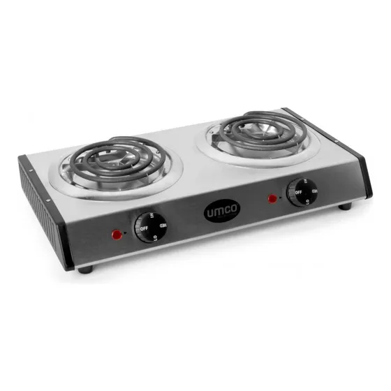 Hornilla Electrica 2 H Inoxidable Practica 1500 W