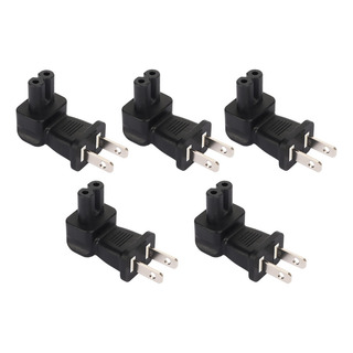 // Adaptador De Corriente Alterna De Ángulo Recto Us De 2 // Adaptador De Corriente Alterna De Ángulo Recto Us De 2