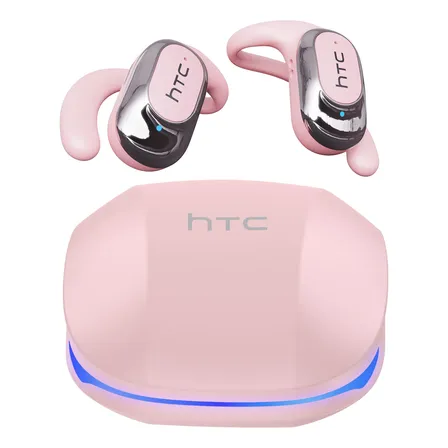 Audífonos Inalámbricos Htc Ne17 Con Gancho Pink