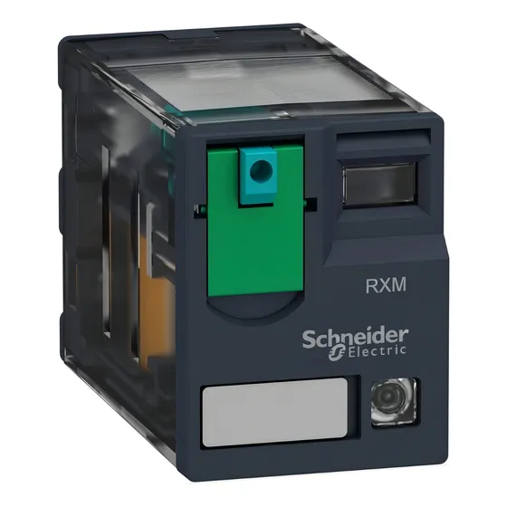 Relevador Miniatura Rxm4ab2bd Telemecanique 24vdc 4c Na