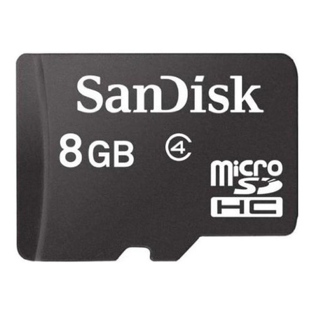 Cartão de memória SanDisk SDSDQM-008G-B35A com adaptador SD 8GB