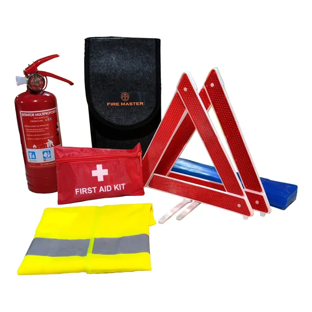 Kit Automotriz 1 Kg Bolso Alfombra + Chaleco Reflectante