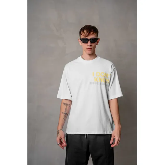 Remera Hombre Estampada Blanca Know Toca