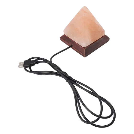 Ftvogue Lampara Sal Himalaya Alimentada Usb Diseño Cambiante