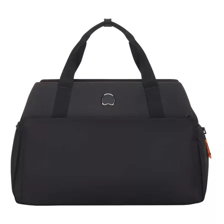 Bolso De Mano Expandible Pc 14 Delsey Dailys Color Negro Daily´s