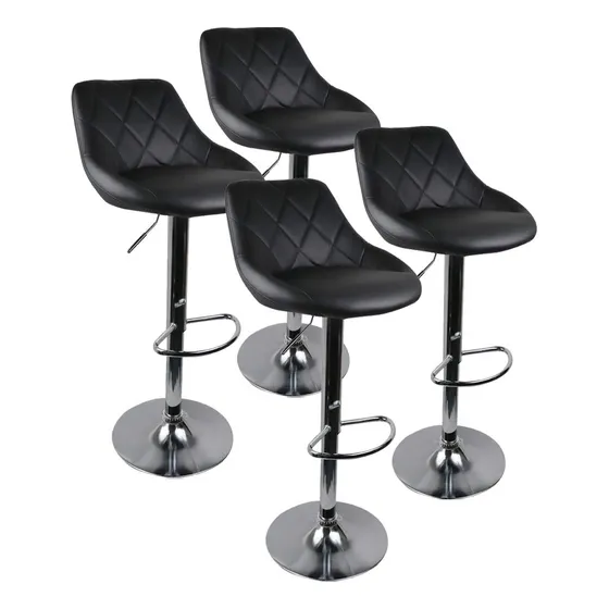 Taburete Bar Para Mostrador Cocina Giratorio Cuero Sintetico