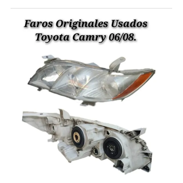 Faro Usado Original Toyota Camry Año 06/08.