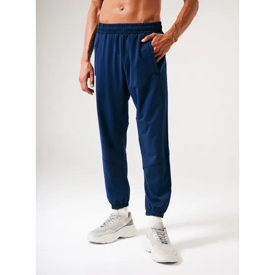 Pantalón Spalding Buzo Deportivo Con Puño Azul Marino
