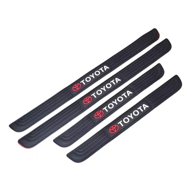 Umbrales De Goma Protector Piso De Carros Logo Toyota Trd