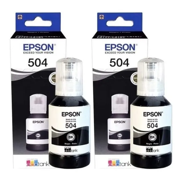 2 Tintas 504 Epson L4150 L4160 L4260 L6161 L6191 L6270 L6171