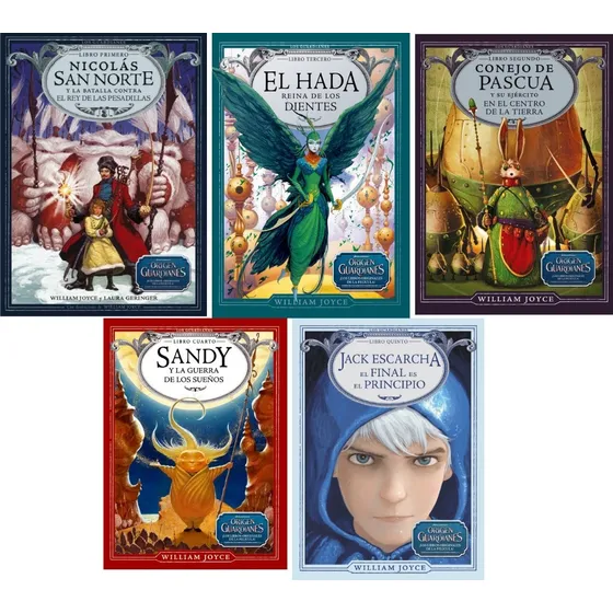 El Origen De Los Guardianes Saga (5 Libros)