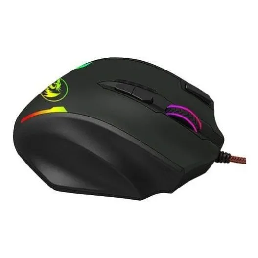 Mouse Gamer Redragon M908 Impact Rgb 12400dpi 18 Botones