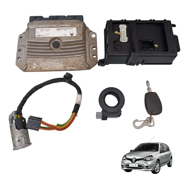 Kit Modulo Chave Comutador Ignicao Clio 1.0 16v 2012 Usado