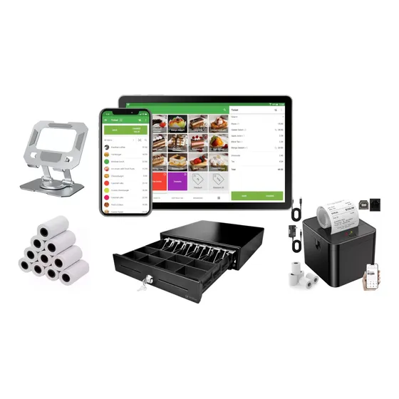 Kit Punto De Venta Restaurante Tablet Android Impresora 58mm