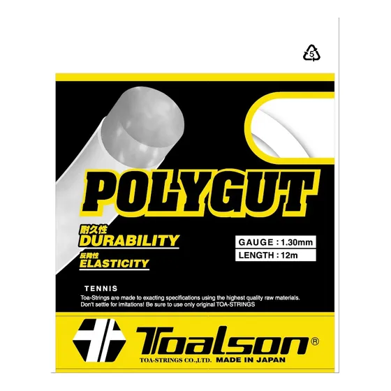 Cuerda Raqueta De Tenis Toalson Poly Gut 1,30 Set 12m