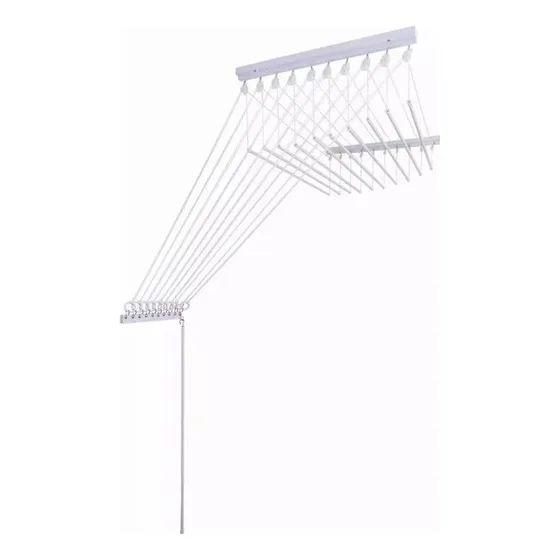 Varal Individual Teto 10 Varetas 120cm