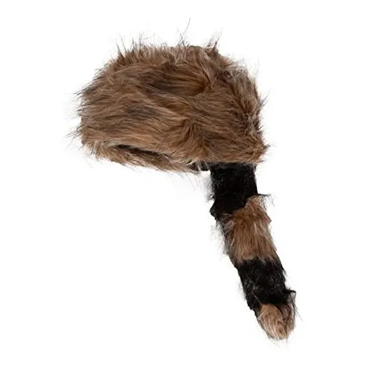 Gorra De Piel De Mapache Daniel Boone Sombrero De Cola De Ma