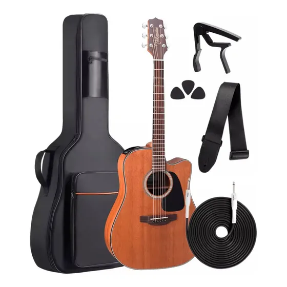 Violão Eletrico Takamine Gd11 Mce + Kit Completo Capa Luxo Cor Natural