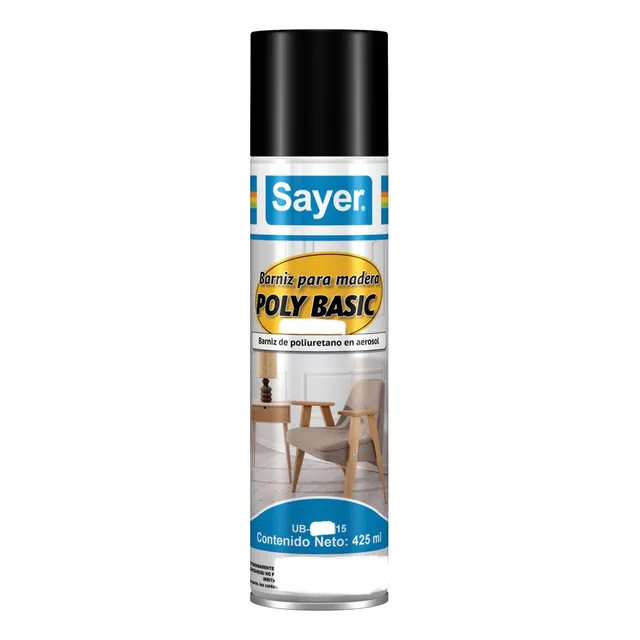 Barniz Para Madera Poliuretano Poly Basic Sayer 425ml