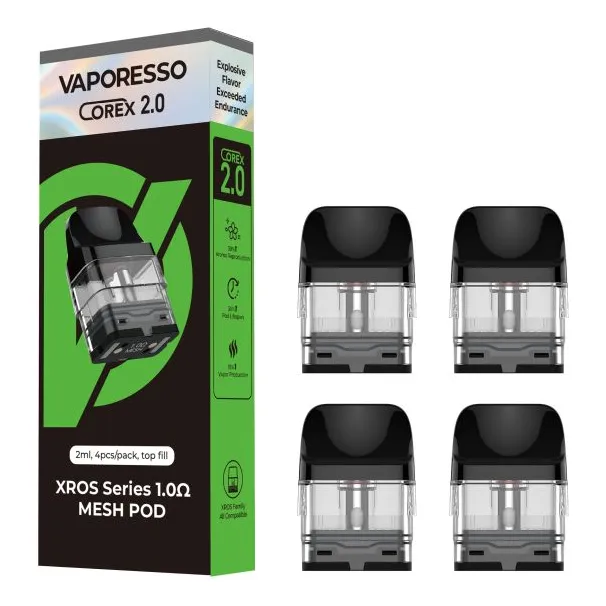Cartucho/resistencia Vaporesso Xros 1.2/0.8 Ohms 4 Unidades