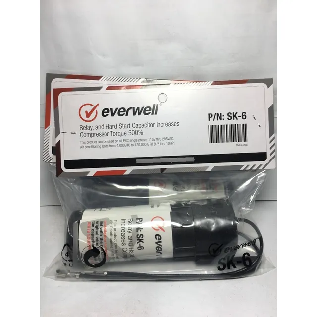 Start Kit Capacitor De Arranque Para Compresores A/c