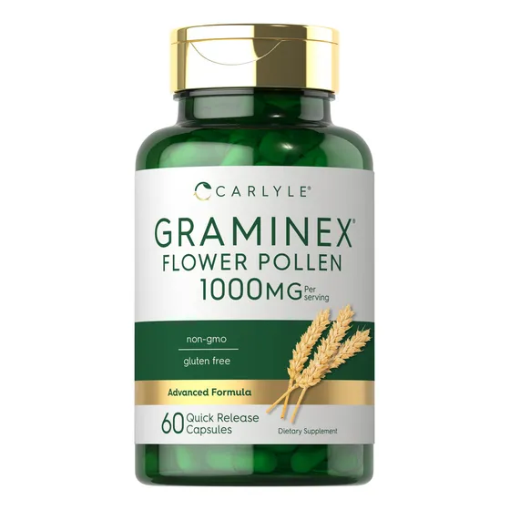 Suplemento De Extracto De Polen De Flores Carlyle Graminex 1