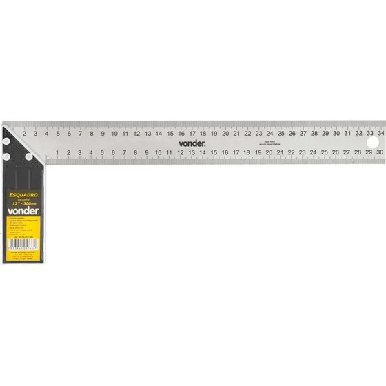Escuadra Vonder 3550012000 color plateado