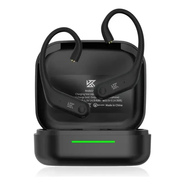 Auriculares Kz Ae01 Gancho Inalámbricos Bluetooth 5.4 C Pin Color Negro Luz Negro
