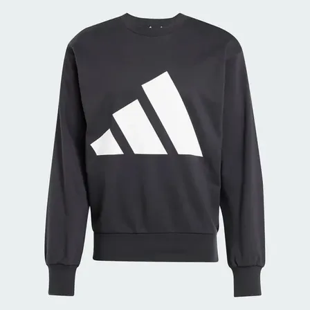 Moletom Masculino Essentials Big Logo adidas Xl Preto/branco Liso
