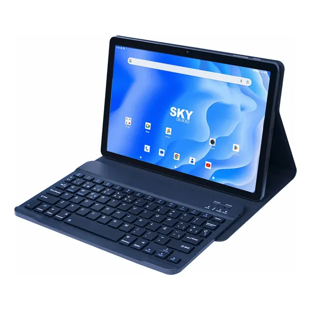 Tablet Sky Devices Elite T11 Max 6gb 128gb 2 Cam Funda Teclado Color Gris Oscuro