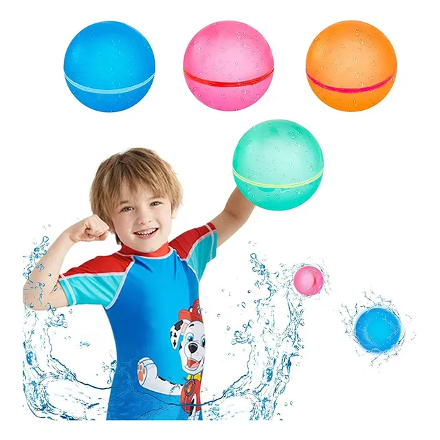 4pzs Reutilizable Globos Agua Silicona Bolas Llenado Rápido