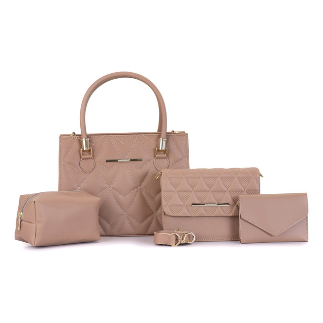 Kit 4 Bolsas Feminina Média Transversal Carteira Necessaire Kit 4 Bolsas Feminina Média Transversal Carteira Necessaire