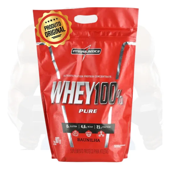 Whey Isolado E Concetrado 100% 907g - Integral Medica Massa