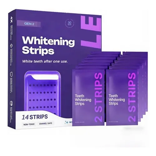 Teeth Whitening Strips With Colour Correction Technology - D