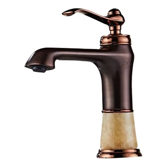 Grifo Baño Bronce Aceitado Para Lavabo Mezclador Agua Fria