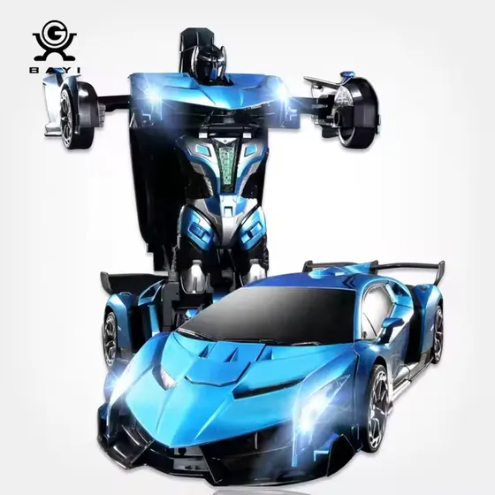 Carro Control Remoto Transformer Rc 2 En 1 Recargable 2.4ghz