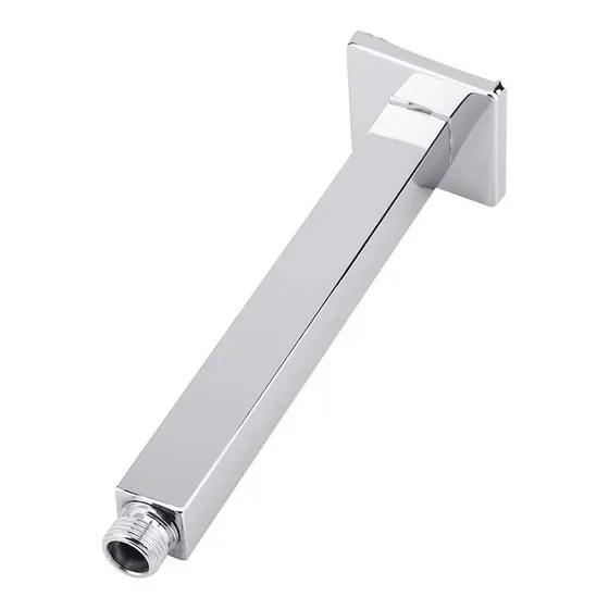 Tubo De Ducha De Techo Cromado Cuadrado Bari 