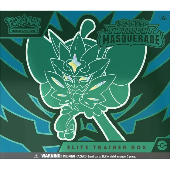 Pokemon Tcg Elite Trainer Box - Twilight Masquerade Idioma Ingles Teal Mask Ogerpon