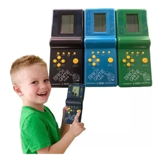 Consola Para Niños A Pila Juego Diversion 9999