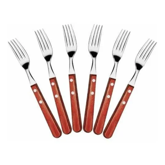 Set De 6 Tenedores De Mesa Polywood
