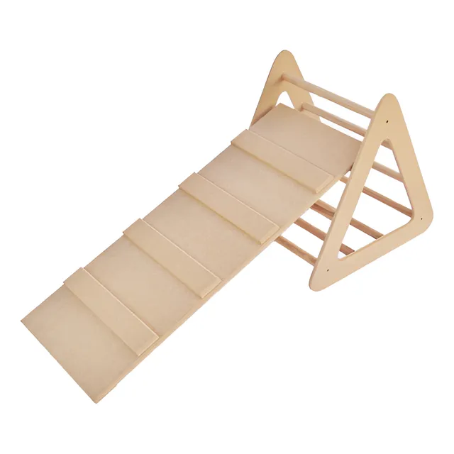 Triangulo Trepador Montessori Con Rampa Fibrofacil Waldorf !