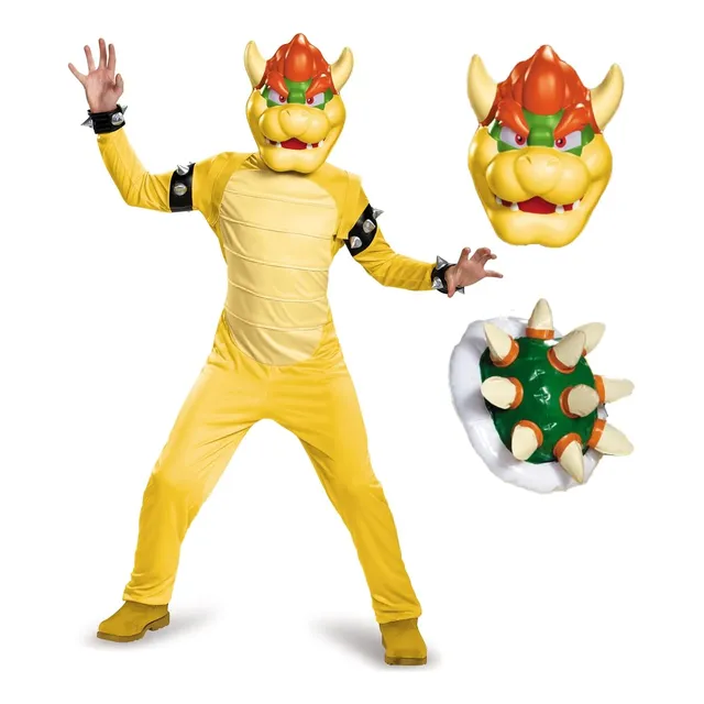 Disfraz Bowser Deluxe, Mediano (7-8)
