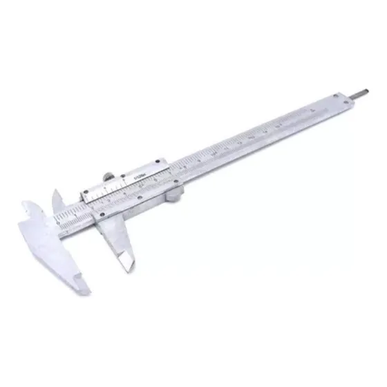 Calibre Metalico 6 Pulgadas Toyoki En Caja De Madera Lh296