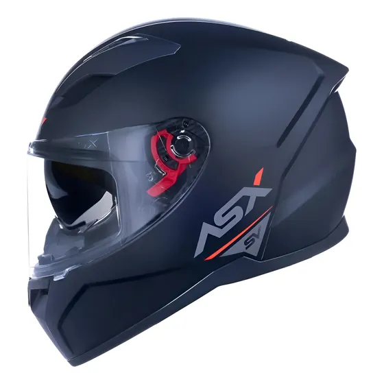 Capacete Asx City Preto Fosco C/ Viseira Interna Lançamento
