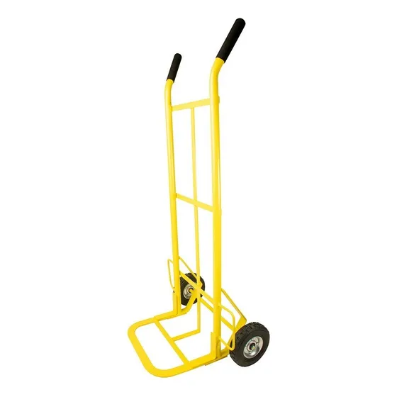 Diablo Bodeguero Capacidad 300 Kg Amarillo Con Llanta Solida