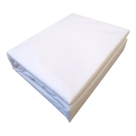 Cubre Colchón Impermeable 1 Plaza Color Blanco